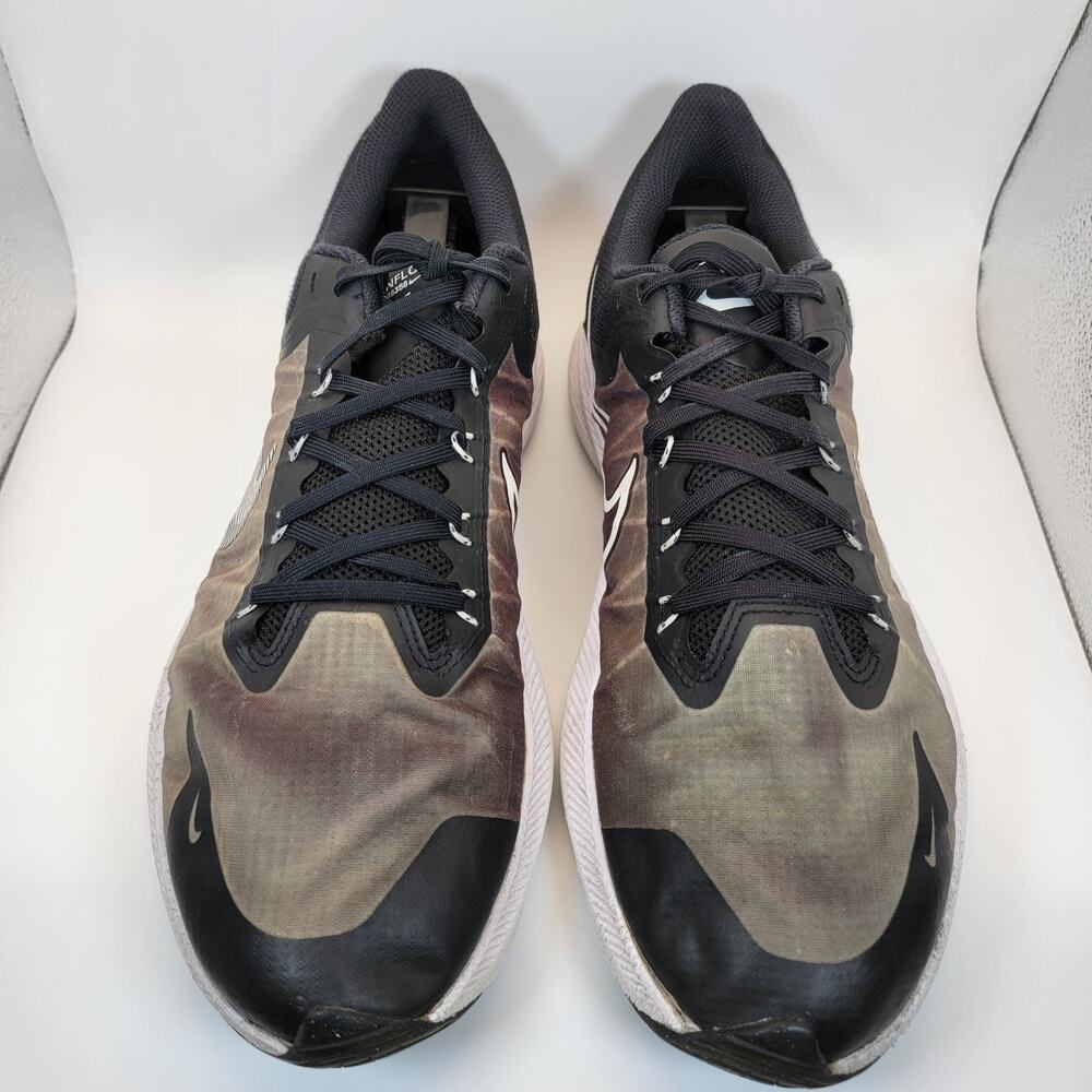 Nike Zoom Winflo 8 Men’s Running Shoes Size 12 Black Gray Athletic Training